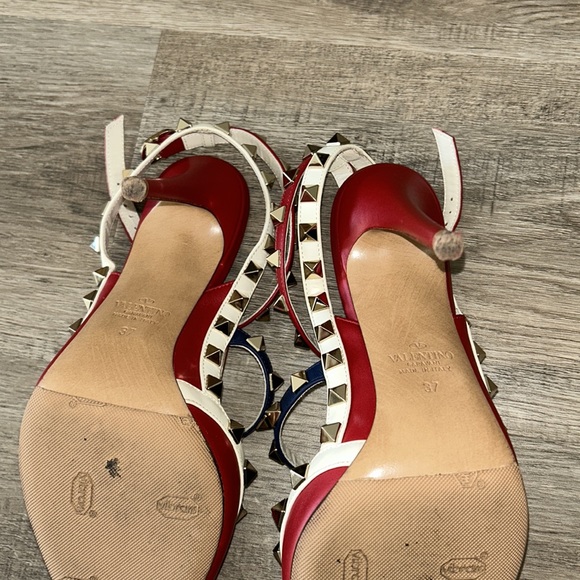 ❌SOLD❌ Valentino Red Rocksud Heels - 37/US6.5/US7 - Picture 6 of 9